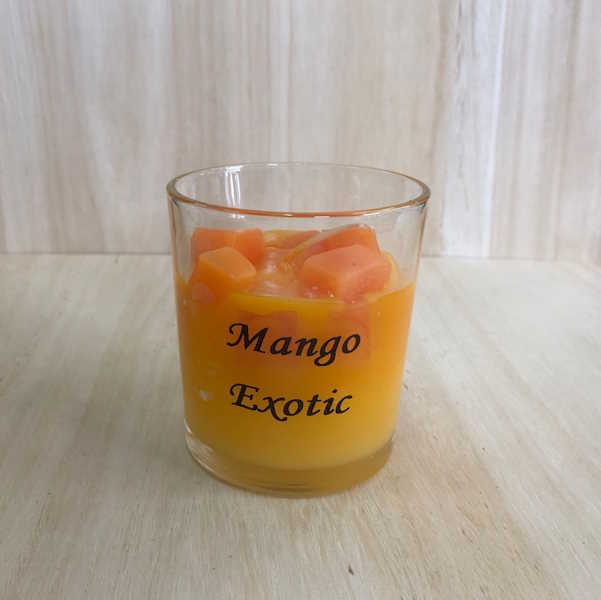 Vela vaso aroma Mango